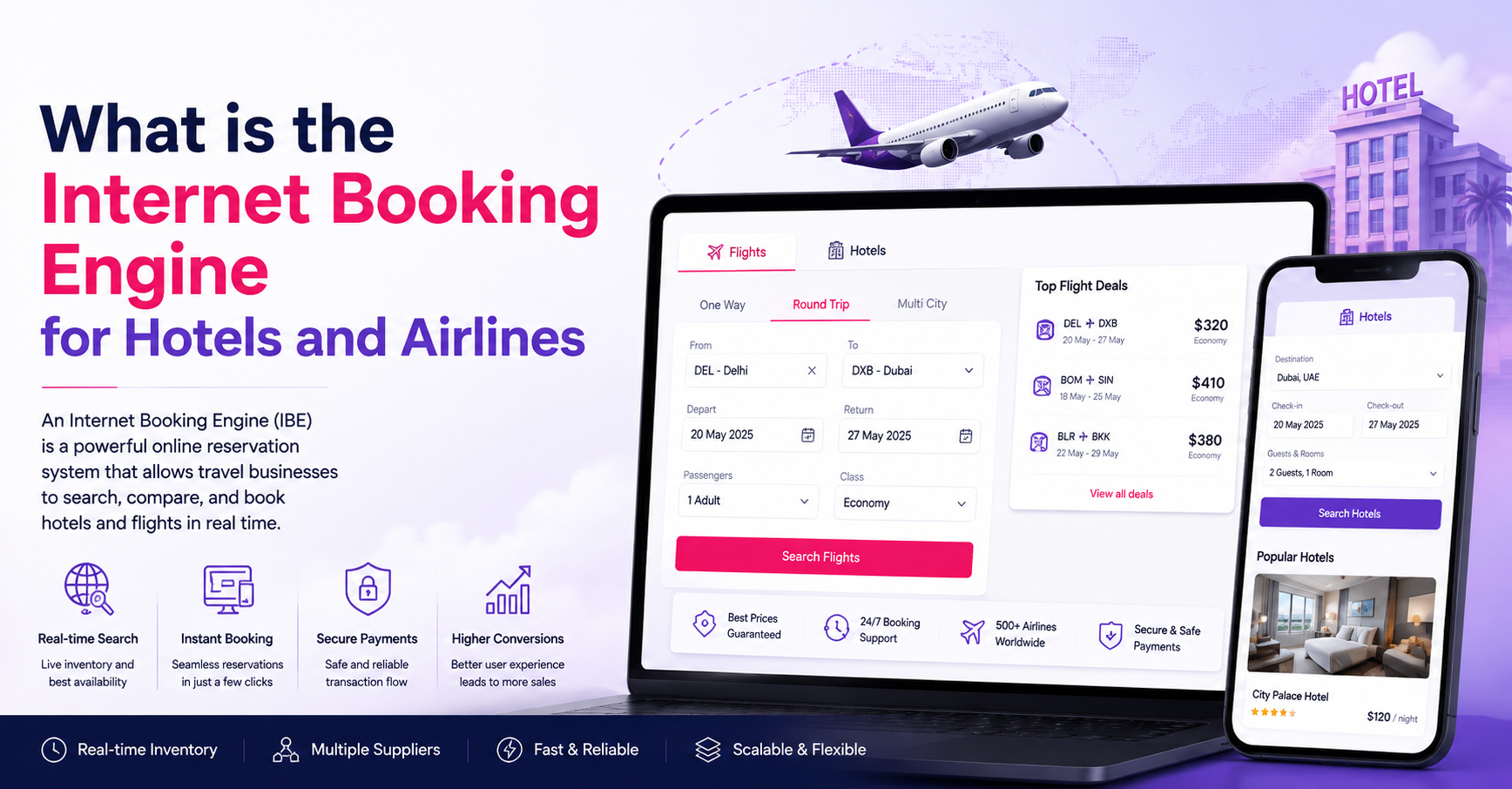 What is the Internet Booking Engine for Hotels and Airlines