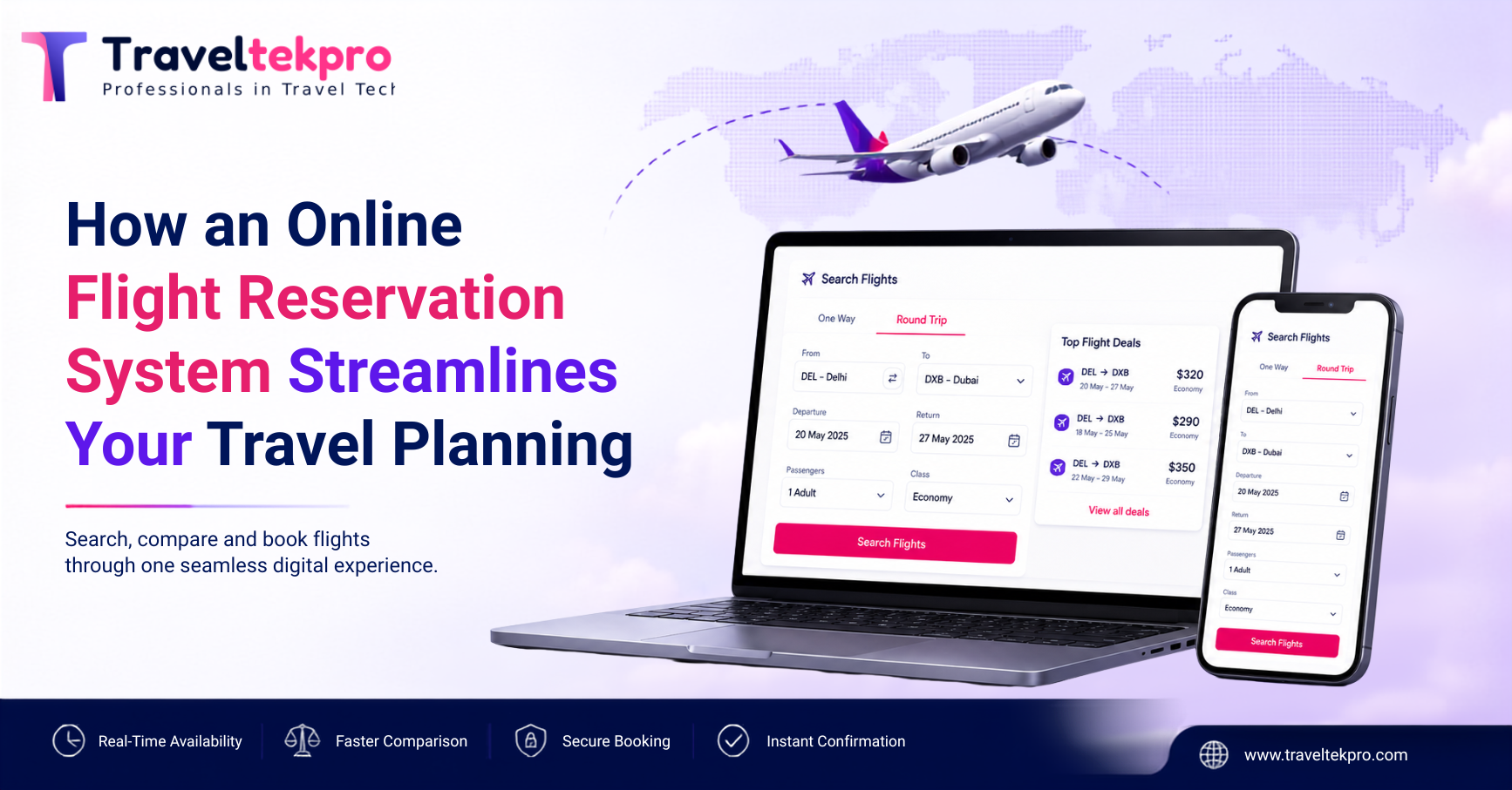 How an Online Flight Reservation System Streamlines Your Travel Planning