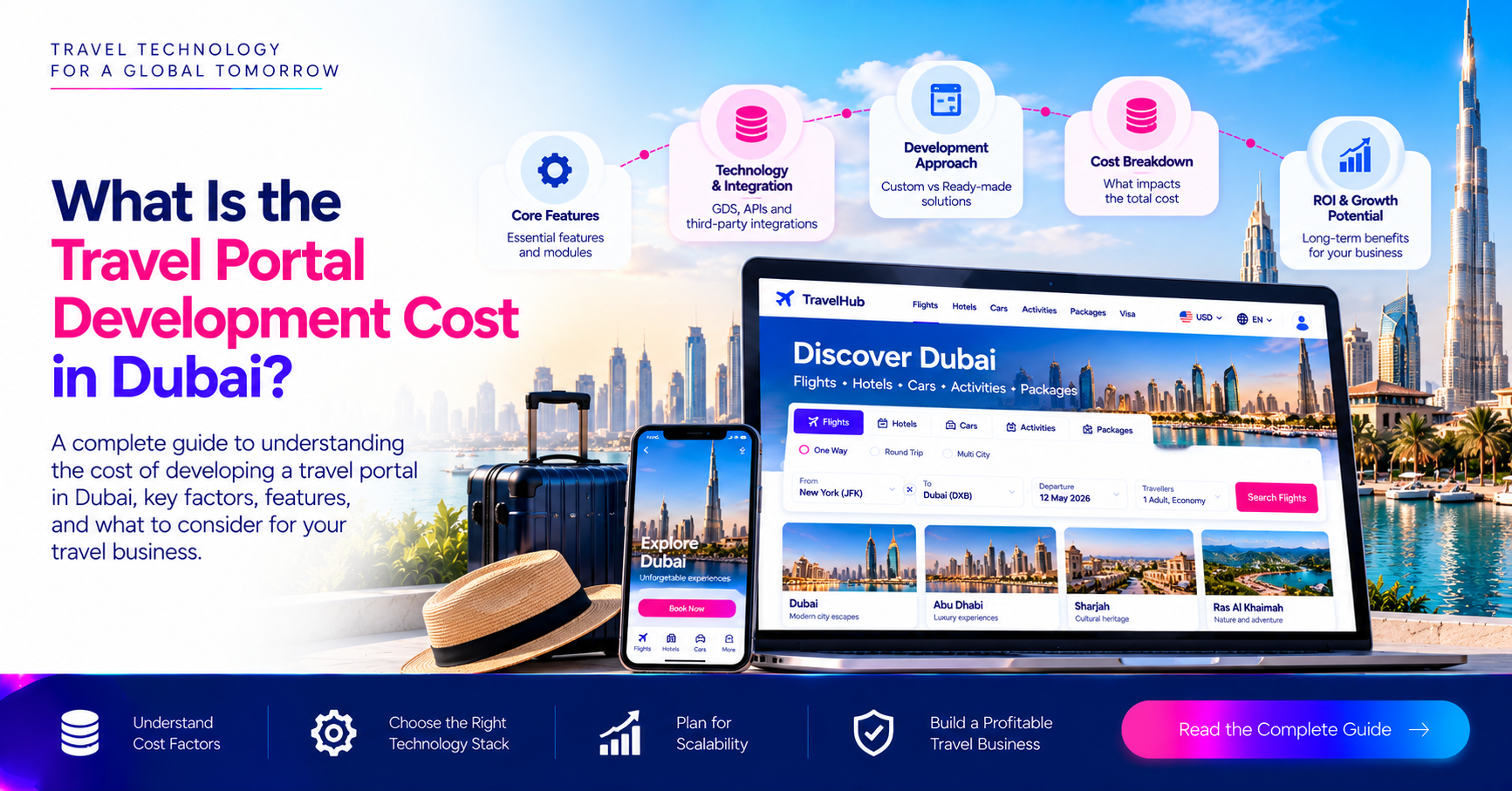 What Is the Travel Portal Development Cost in Dubai?